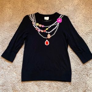 Kate Spade Womens Sweater Top L